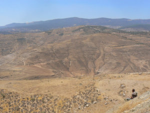 Overlooking Jabok river,  by Maddie Miner