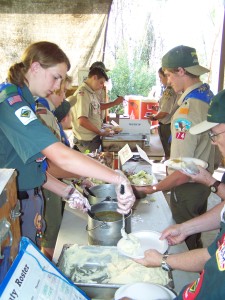 The second Co-ed Timberline Scout Camp hosted by the Utah National Parks Council. I was one of the adult leaders.