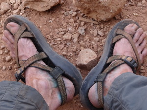 Grand Canyon blue feet