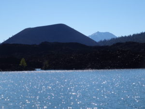 The Cinder Cone with Mt Lassen behind it